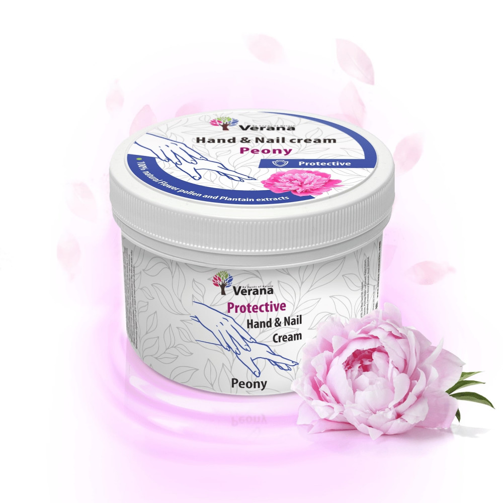 Protective hand and nail cream Verana Peony 