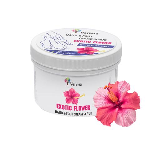 Hand & Foot cream scrub Verana Exotic flower