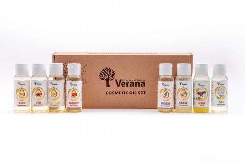 Cosmetic oil set of 8 bottles