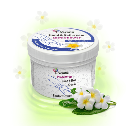 Protective hand and nail cream Verana Exotic Flower