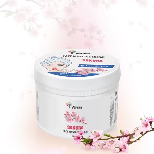 Face massage cream Verana Sakura
